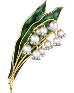 Verdura Jewelry | Lily of the Valley Brooch