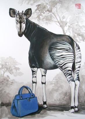 Pablo Piatti - MARC JACOBS leather tote & Okapi