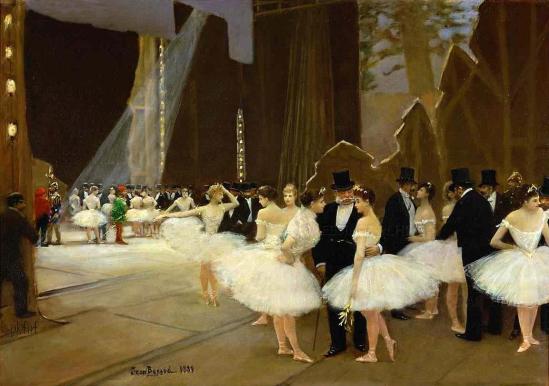 In the Wings at the Opera House | Jean-Georges Béraud, 1889